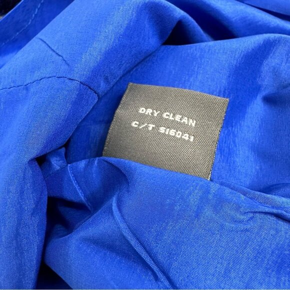 Taylor Women's NWT Blue Geometric 3/4‎ Sleeve Business Career Shift Dress 6/C38 - Picture 8 of 13